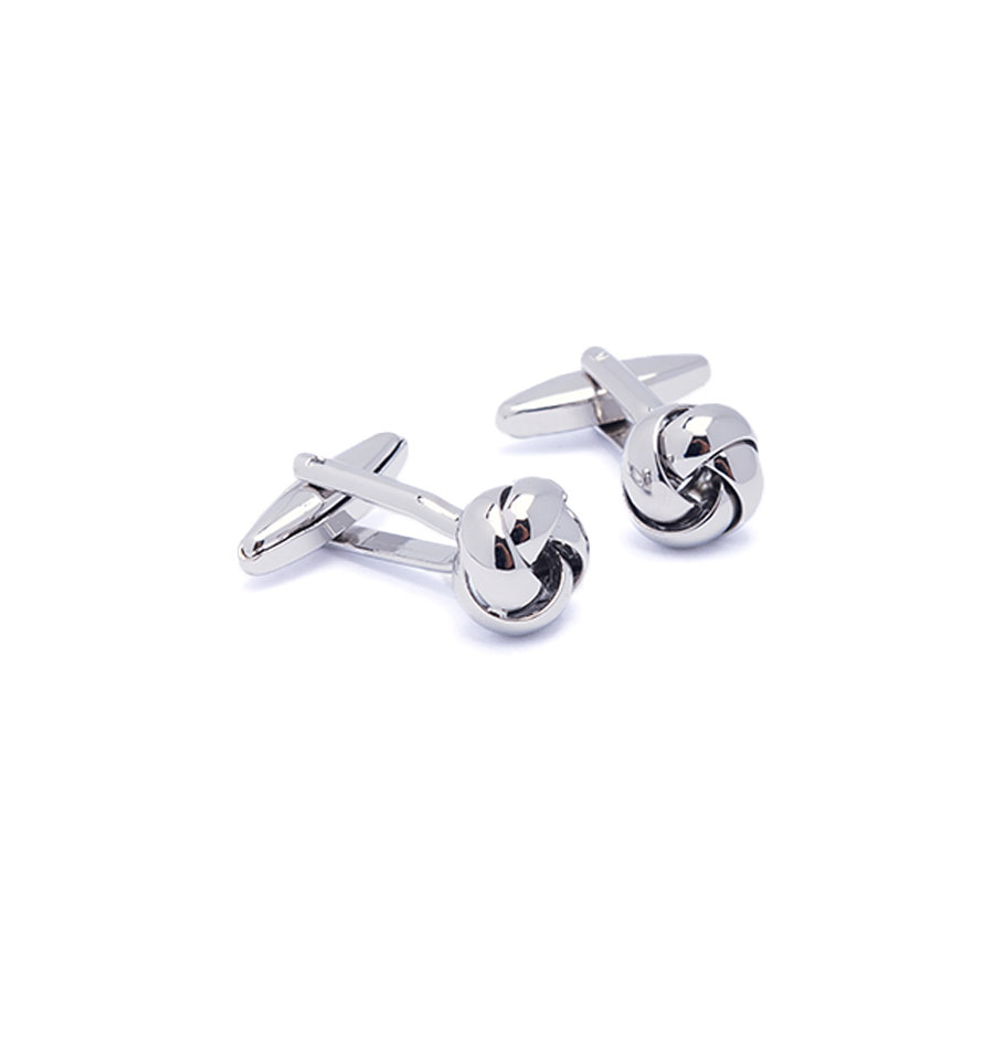 Mancuernillas Silver Knot - Image 4