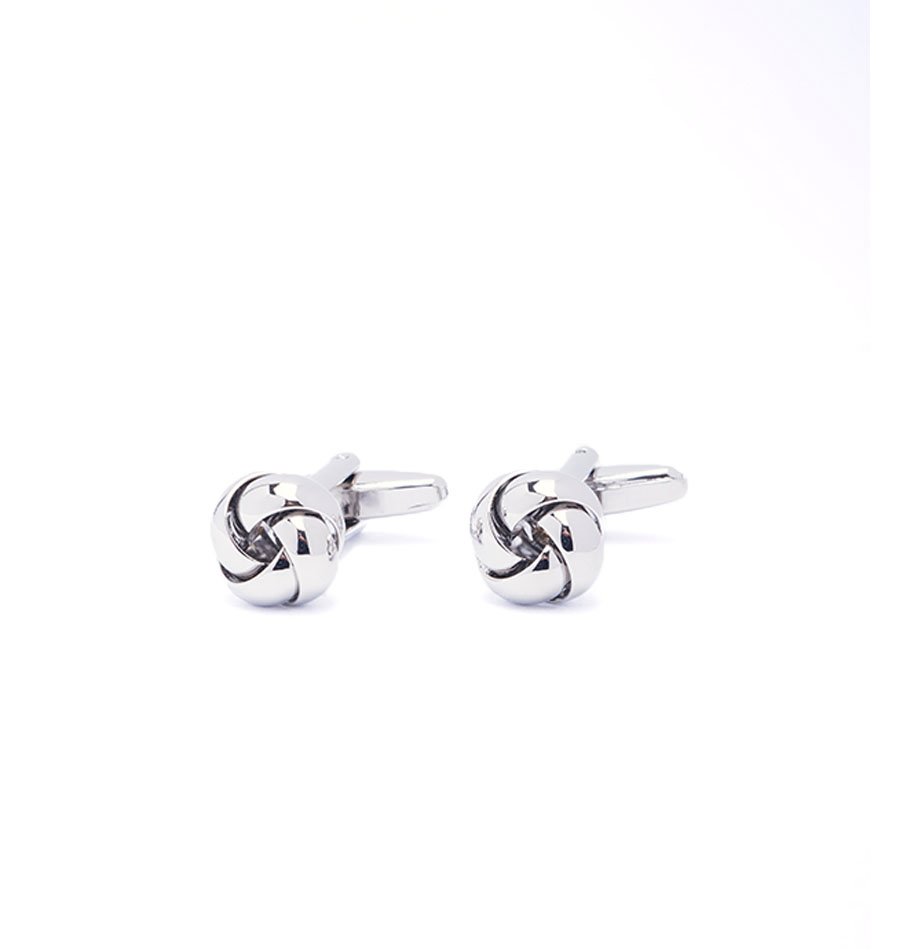 Mancuernillas Silver Knot - Image 2