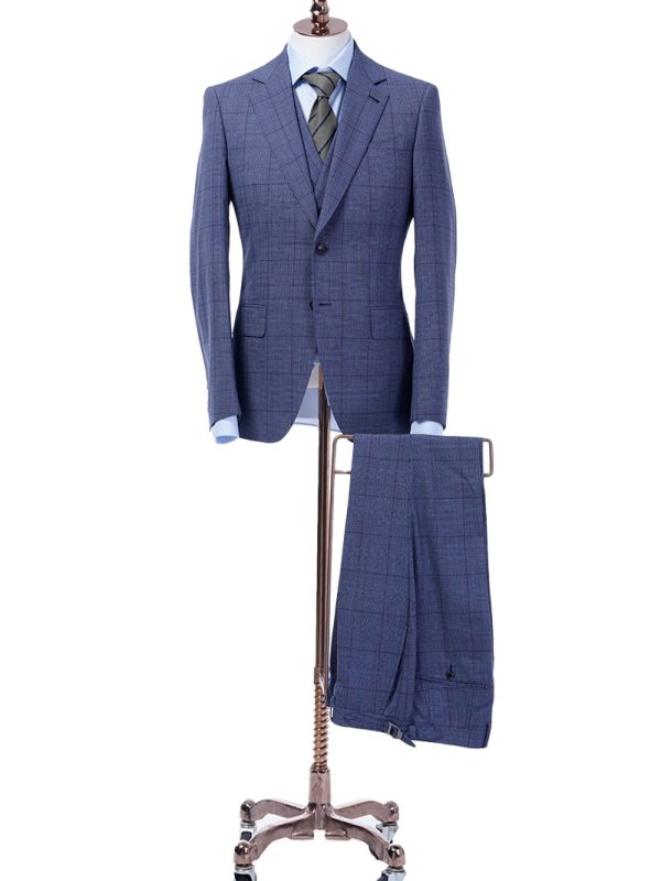 Traje tres piezas half canvas