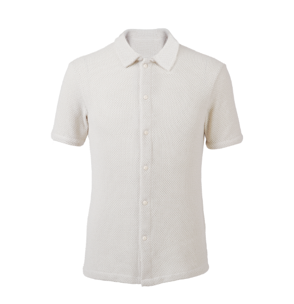 Camisa manga corta textura