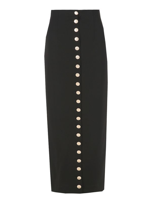 Falda lapiz con botones