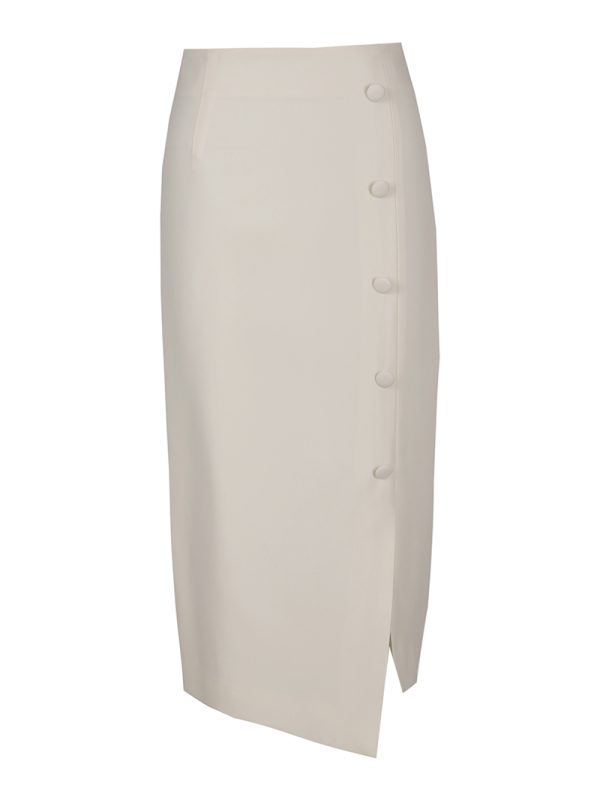 Falda botones laterales