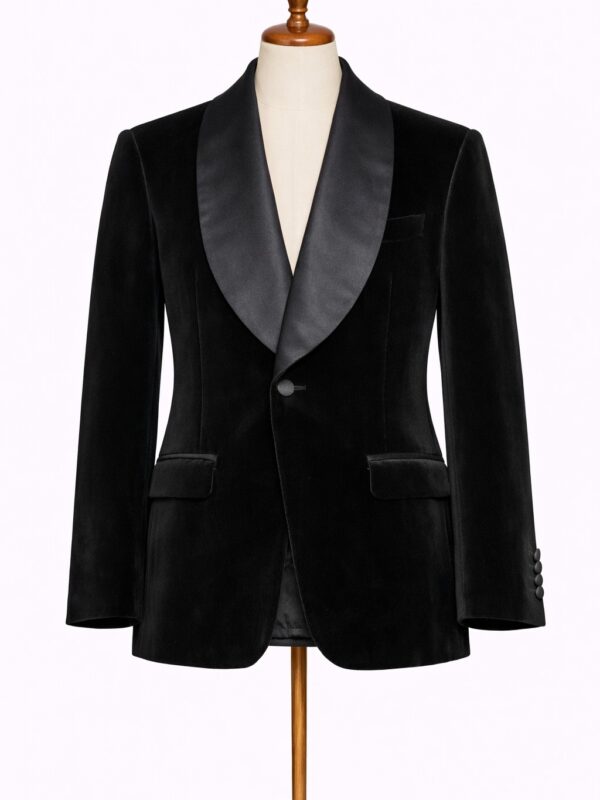 Blazer de Terciopelo de Esmoquin