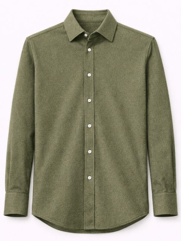 Camisa lana algodón