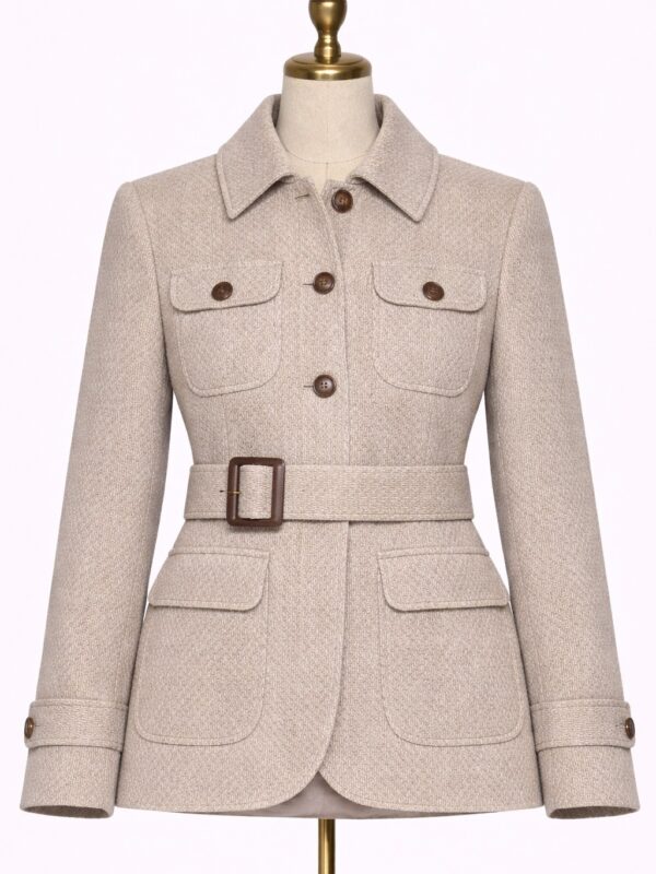 Mujer Safari Jacket Gris