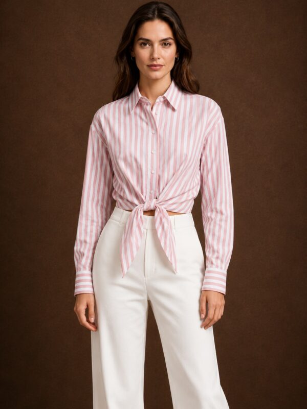 Blusa crop moño