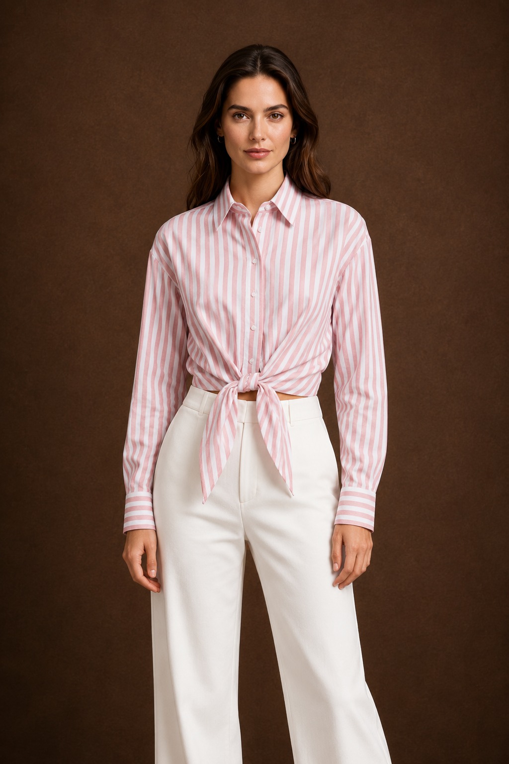 Blusa crop moño