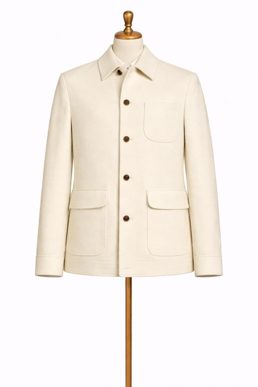 Sobrecamisa color Marfil - Image 2