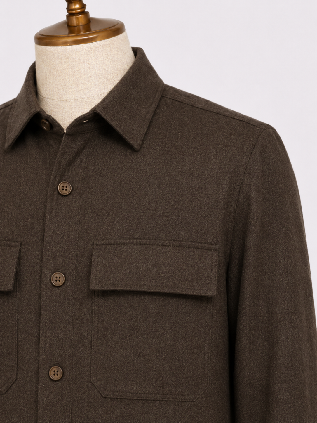 Sobrecamisa Cafe 100% Lana - Image 3