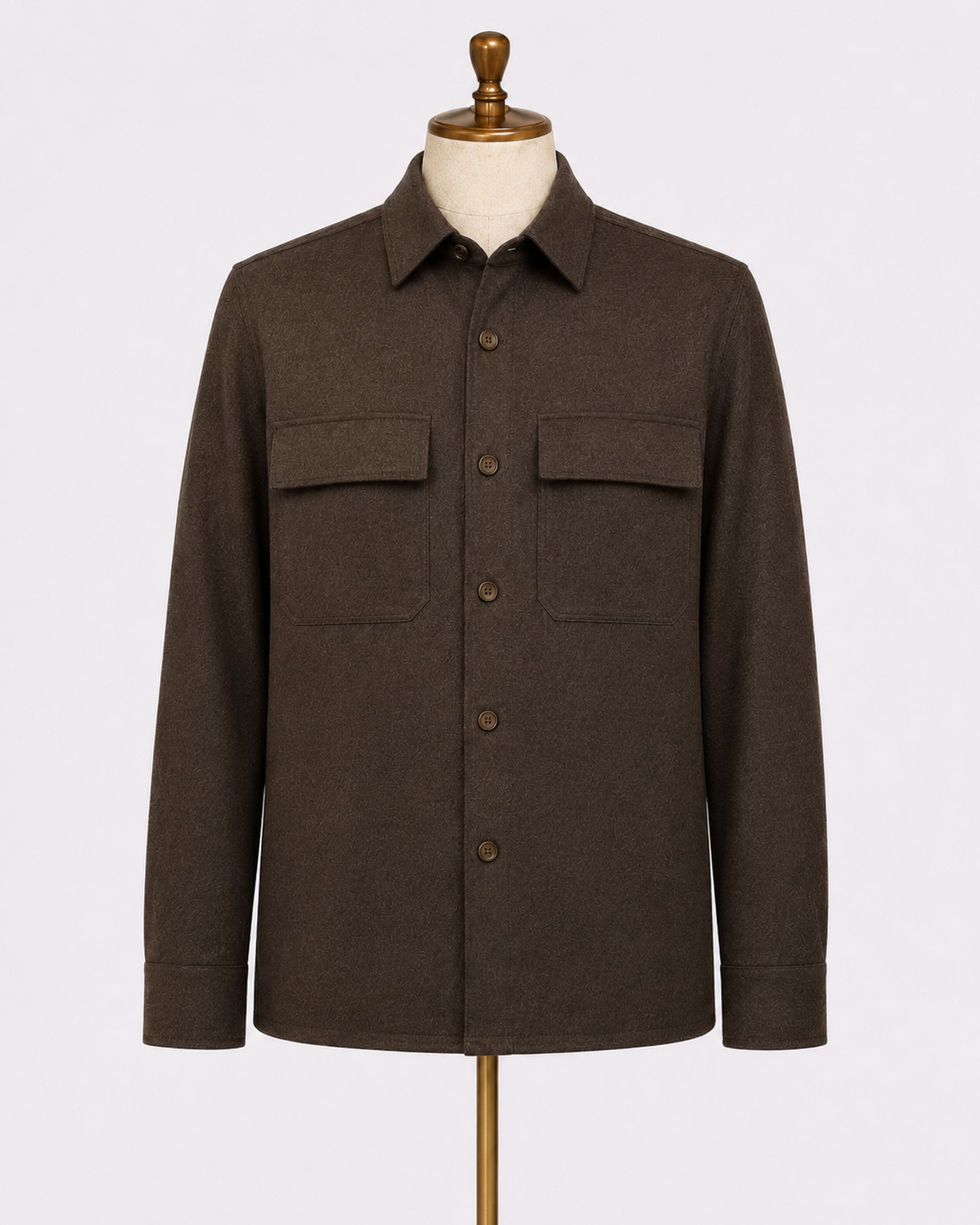 Sobrecamisa Cafe 100% Lana - Image 2