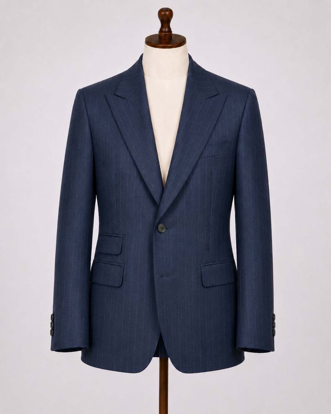 Blazer Azul Marino Raya Diplomática Stretch - Image 2