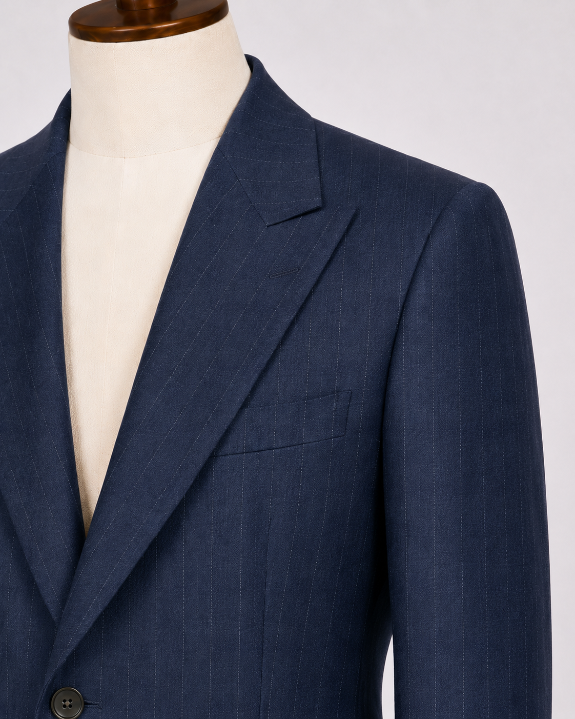 Blazer Azul Marino Raya Diplomática Stretch - Image 3