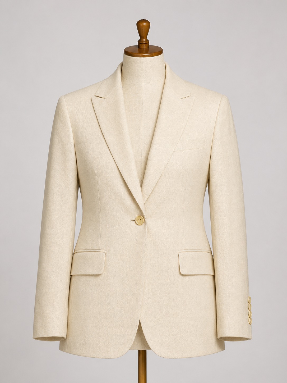Blazer Off-White de Lana - Image 2
