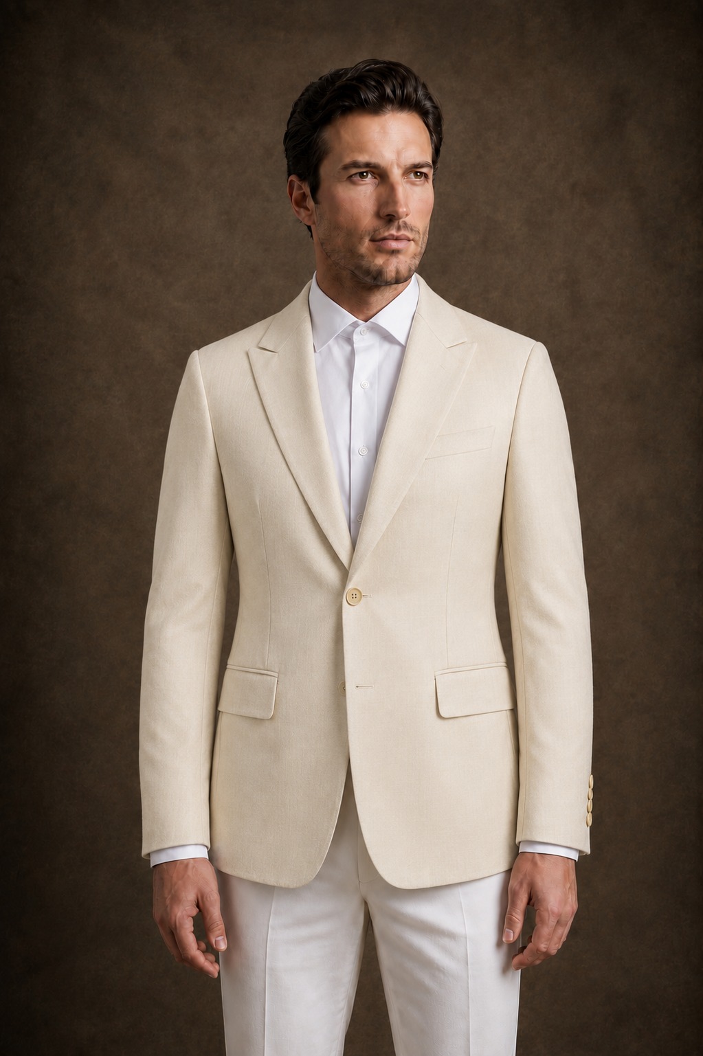 Blazer Off-White de Lana