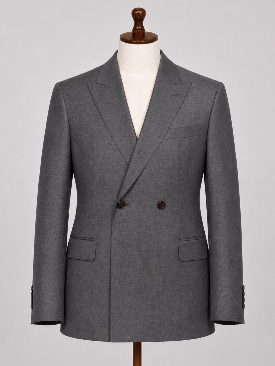 Saco Cruzado gris Oxford stretch - Image 2