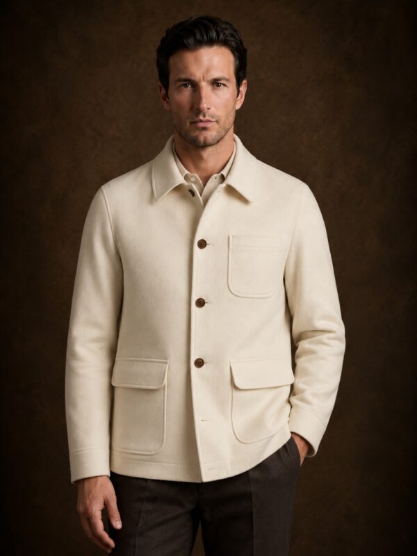 Sobrecamisa color Marfil