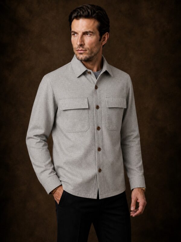Sobrecamisa gris
