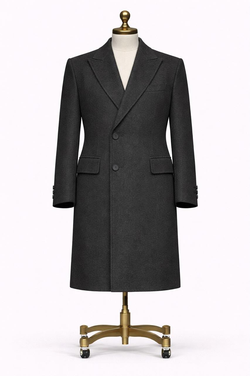 Abrigo Noir Cashmere Blend - Image 2